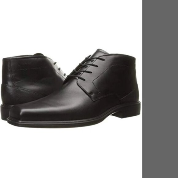 Ecco Men\'s Johannesburg Dress Boots Black Leather Lace Up Ankle Boots EU 45 Ecco Johannesburg Gtx boot 623554 - boots — Soulier Shoes main image 3